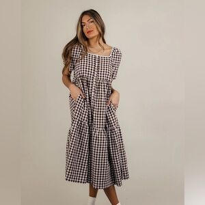 Gingham Checkered Dress